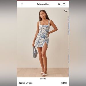Reformation size 0 mini dress floral
